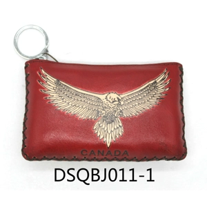 J011 Leather Coin Purse Canada Souvenir