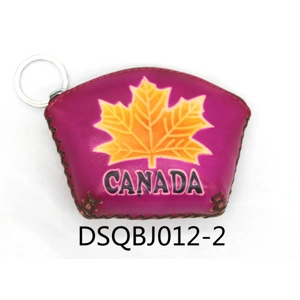 J012 Leather Coin Purse Canada Souvenir
