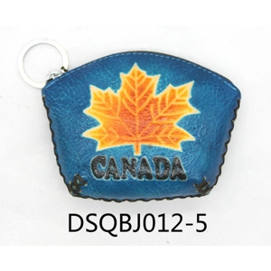 J012 Leather Coin Purse Canada Souvenir