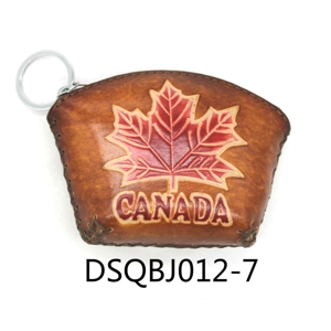 J012 Leather Coin Purse Canada Souvenir