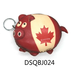 J024 Leather Coin Purse Canada Souvenir