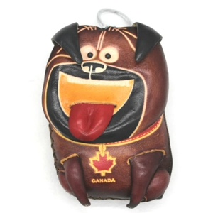 J028 Dog Leather Coin Purse Canada Souvenir DSQBJ028