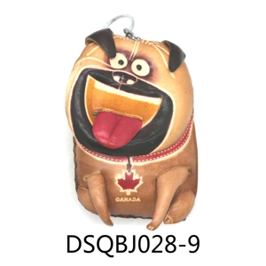 J028 Dog Leather Coin Purse Canada Souvenir DSQBJ028