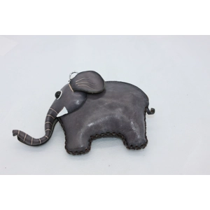 100 Elephant Leather Coin Purse Forest DSQB100