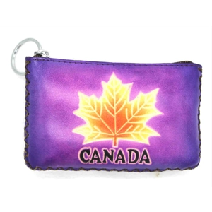 J039 Leather Coin Purse Canada Souvenir