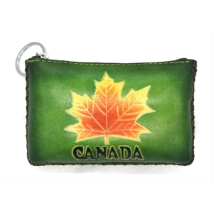 J039 Leather Coin Purse Canada Souvenir