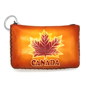 J039 Leather Coin Purse Canada Souvenir
