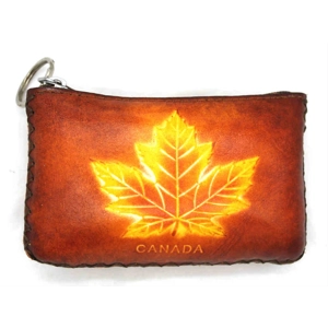 J039 Leather Coin Purse Canada Souvenir