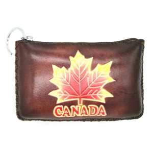 J039 Leather Coin Purse Canada Souvenir