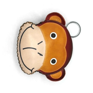 170 Monkey Leather Coin Purse Forest DSQB170