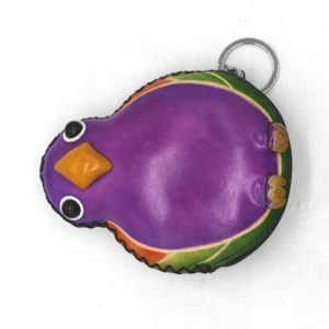 8019 Bird Leather Coin Purse Forest DSQB8019