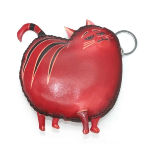 6224 Cat Leather Coin Purse Farm DSQB6224