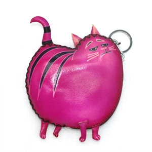 6224 Cat Leather Coin Purse Farm DSQB6224