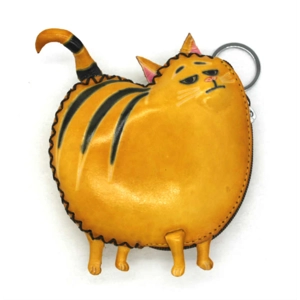 6224 Cat Leather Coin Purse Farm DSQB6224