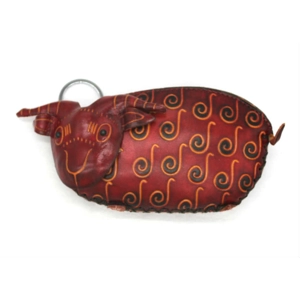 054 Sheep Leather Coin Purse Farm DSQB054