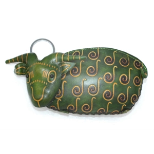 054 Sheep Leather Coin Purse Farm DSQB054