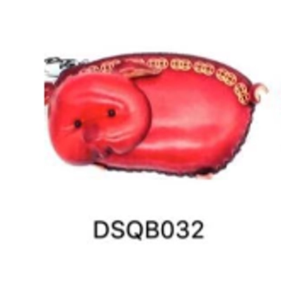 032 Pig Leather Coin Purse Farm