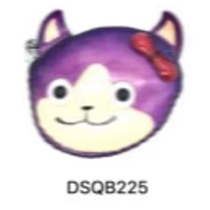 225 Cat Leather Coin Purse Farm DSQB225