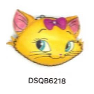 6218 Cat Leather Coin Purse Farm DSQB6218