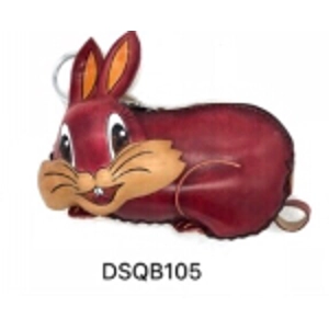 105 Rabbit Leather Coin Purse Forest DSQB105