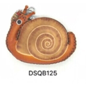 125 Snail Leather Coin Purse Forest DSQB125