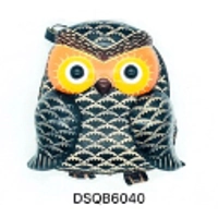 6040 Owl Leather Coin Purse ..