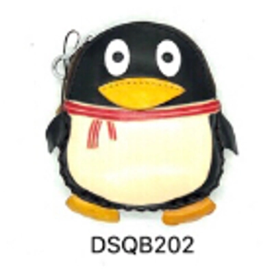 SQB202 Penguin Leather Coin Purse Ocean DSQB202 SQB202