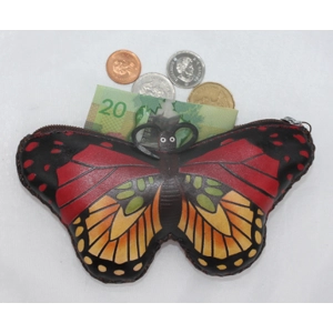 6221 Butterfly Leather Coin Purse Forest DSQB6221