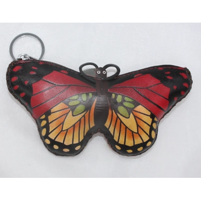 6221 Butterfly Leather Coin Purse Forest DSQB6221