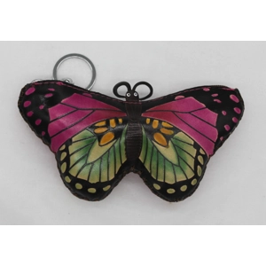 6221 Butterfly Leather Coin Purse Forest DSQB6221