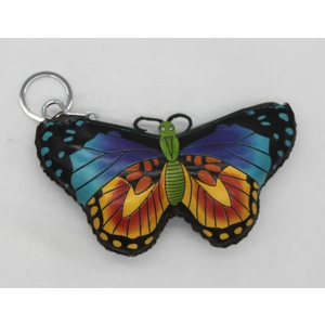 6221 Butterfly Leather Coin Purse Forest DSQB6221