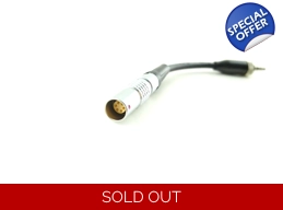 Lemo PHG 0B /6 PinFemale to 1/8 mini Jack locking screw adapter..