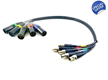 5 Channel Multicore TA3-XLR