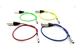 Breakout cable TA3 to XLR, Zoom TXF-8, Lectrosonics MCSRXLRF