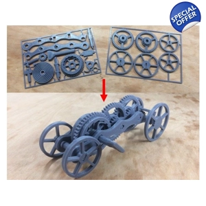 Wind Up Car Card - Kit