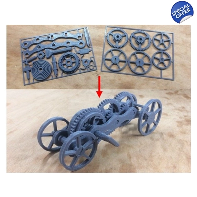 Wind Up Car Card - Kit title=