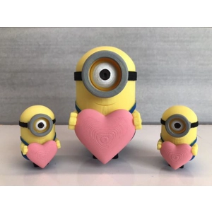 3D Printed Minion Valentine Figurine