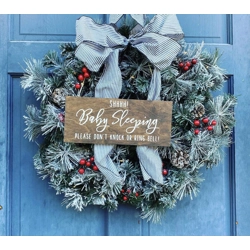 Baby Shh Sleeping Sign