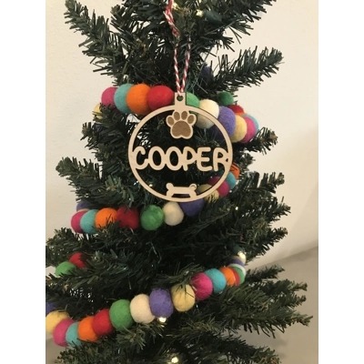 Personalized Wood Ornaments - Pets