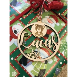 Personalized Wood Ornament