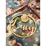Personalized Wood Ornament