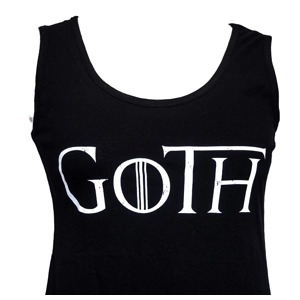 Goth Vest Top