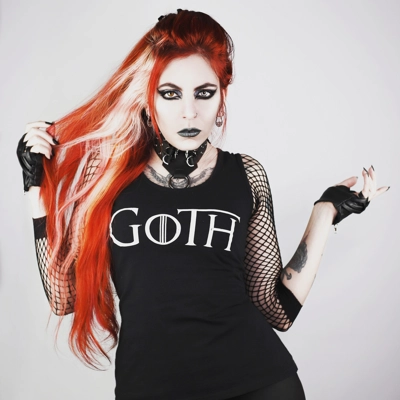 Goth Vest Top