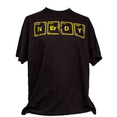 Nerdy Periodic Table T-Shirt: Geeky Science Gift