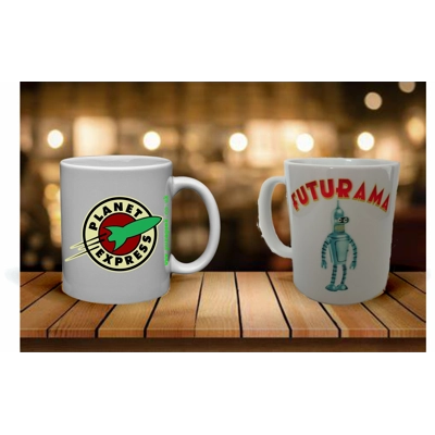 Bender x Planet Express Futurama Mug