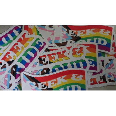 Geek & Proud / Geek Pride 14 Sticker pack