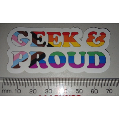 Geek & Proud / Geek Pride 14 Sticker pack