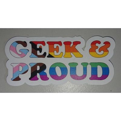 Geek & Proud / Geek Pride 14 Sticker pack