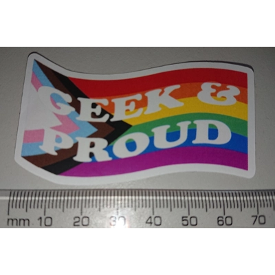 Geek & Proud / Geek Pride 14 Sticker pack