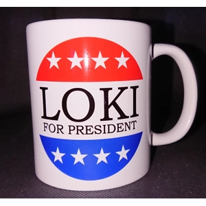 Pure Geek: Loki for president mug